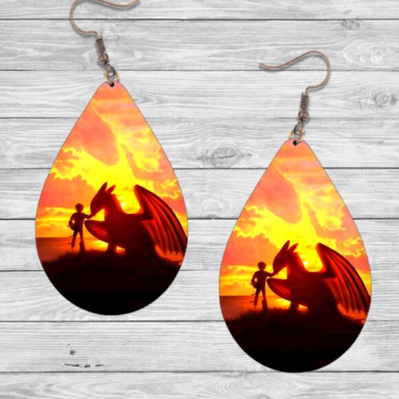 How to Train Your Dragon Earrings - Picture 1 of 1